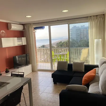 Beachfront And Cozy Apartment Cullera Exterior foto